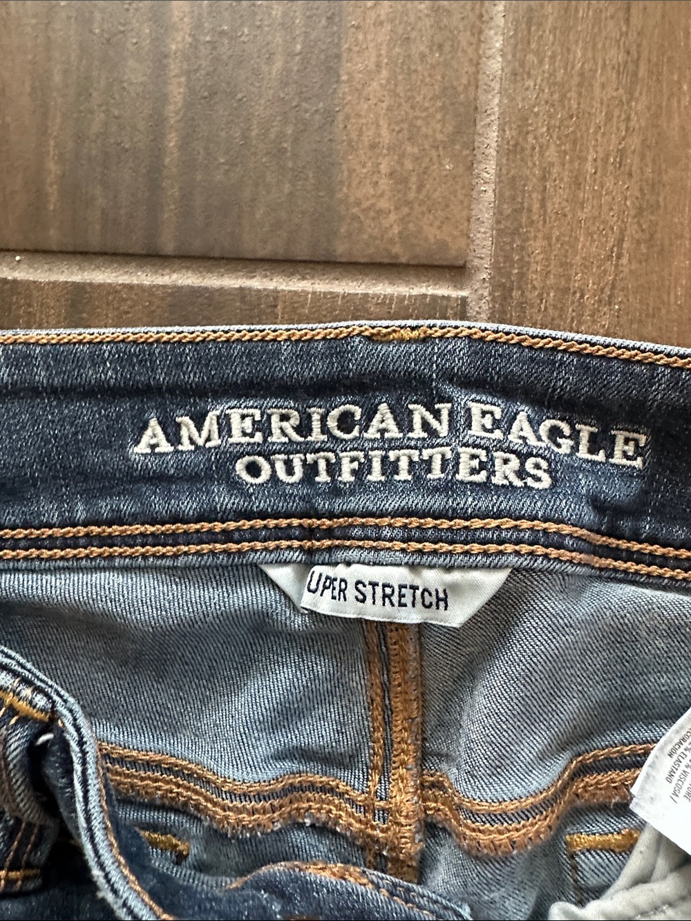 American Eagle Outfitters Women’s kick boot super stretch  Jeans 10 Long - Picture 2 of 4